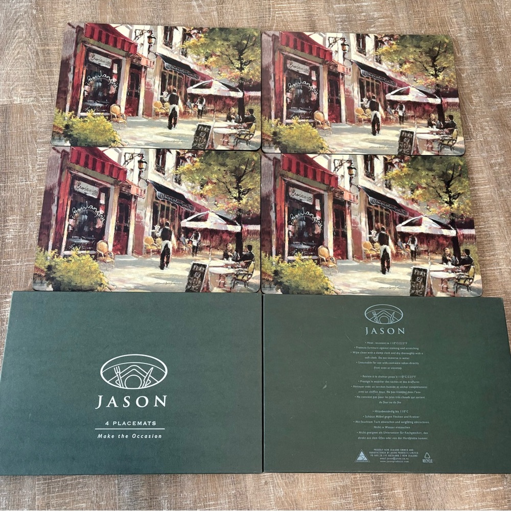 Jason Scenic Europe Placemats Set of 4
